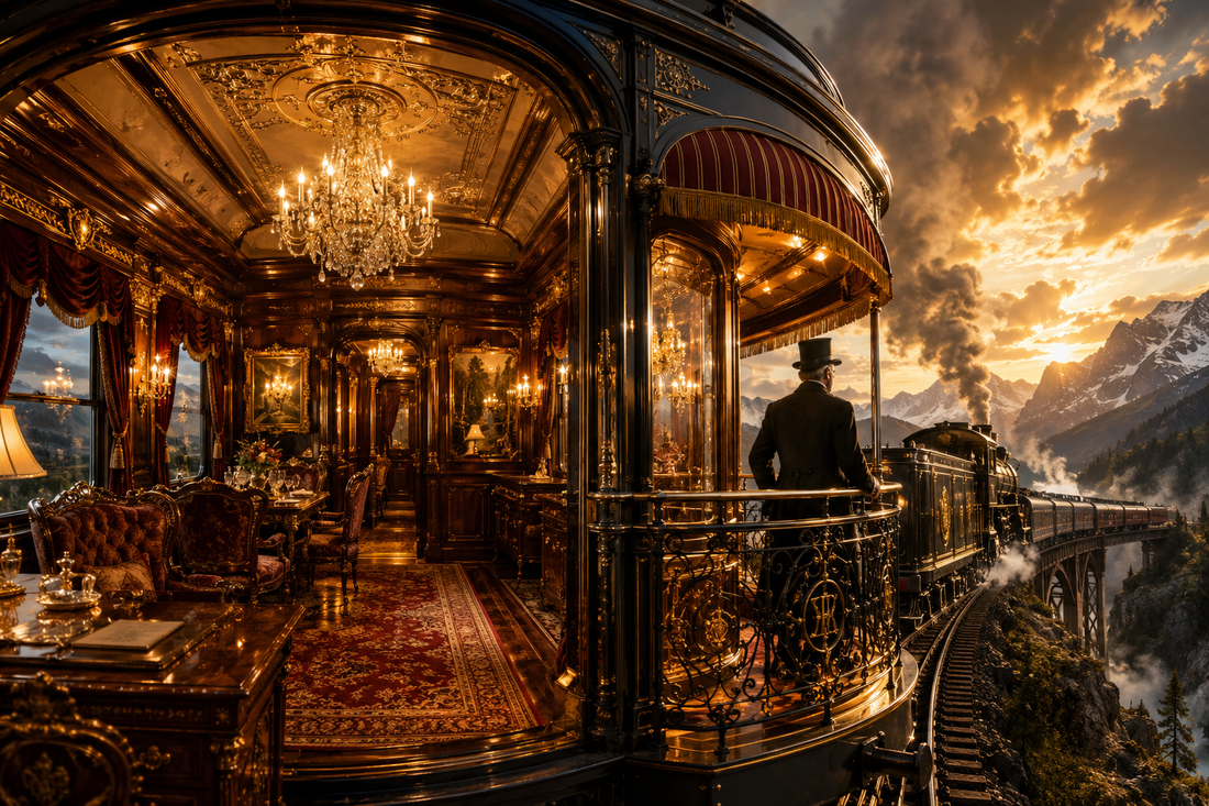 Railroad Tycoons and Their Rolling Palaces: Engineering Luxury on Steel Rails