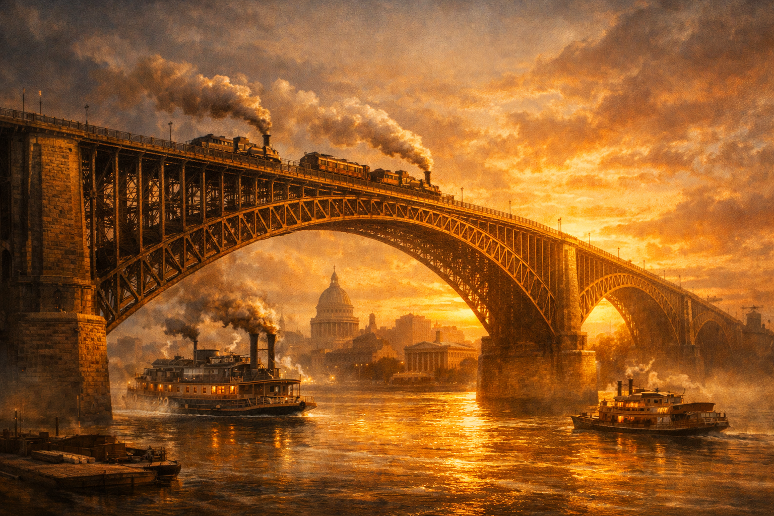 The Bridge America Said Would Fall: How James Eads Built the Impossible